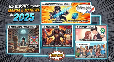 Top Websites to Read Manga & Manhwa in 2025